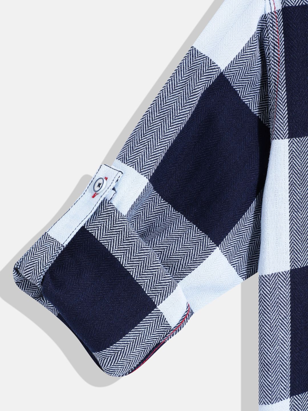 Monte Carlo Boys Twill Checked Smart Fit Shirt