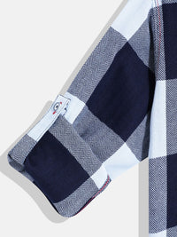 Monte Carlo Boys Twill Checked Smart Fit Shirt