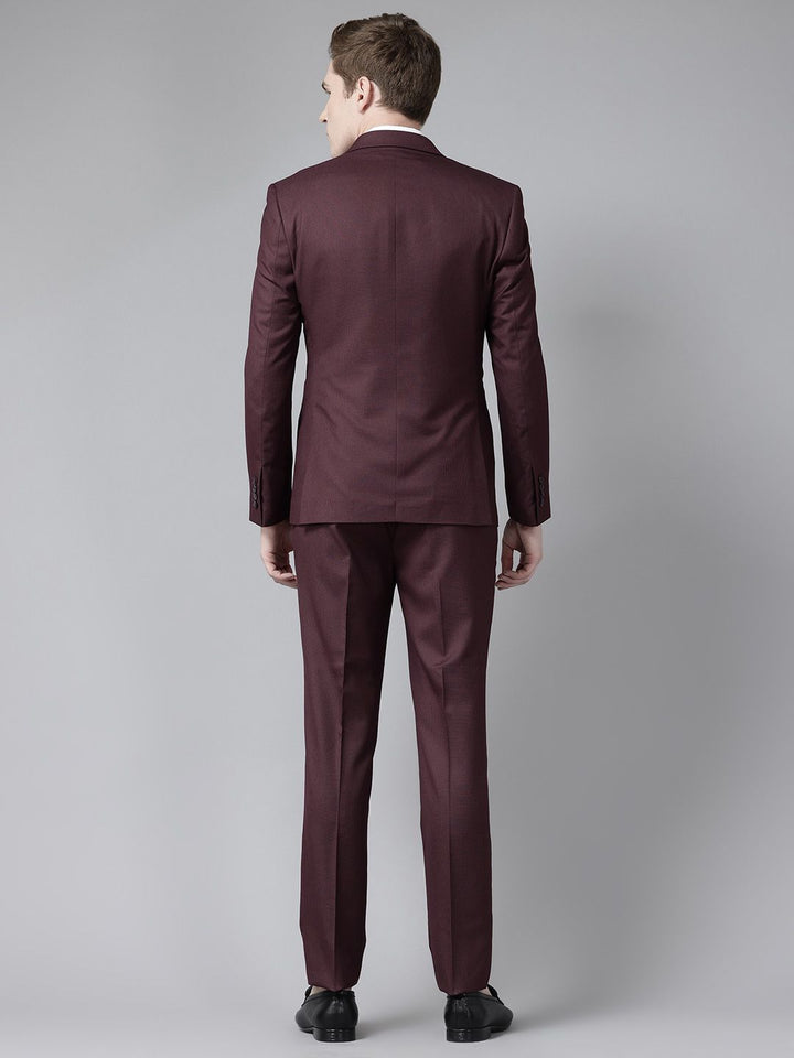 Park Avenue Textured Party Blazer & Trousers with Waistcoat