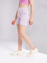 HRX by Hrithik Roshan Women Mid-Rise Above Knee Running Tights with Reflective Elements