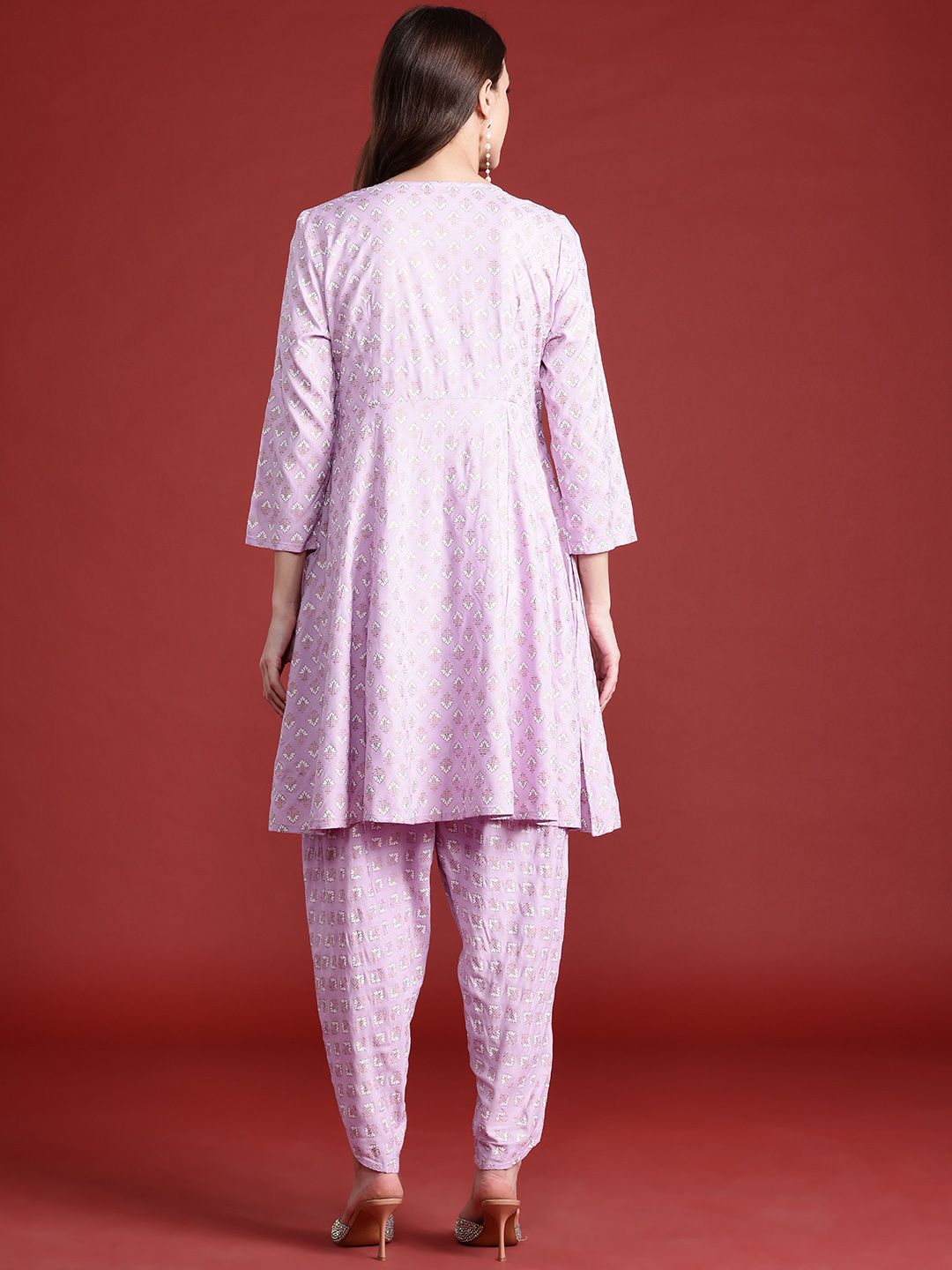 all about you Women Ethnic Motifs Print Kurta with Harem Pants
