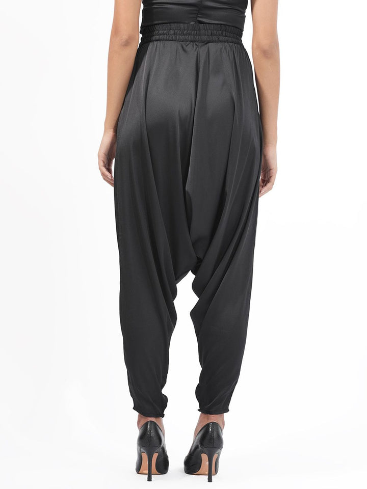 RAREISM Women Slim Fit High-Rise Pleated Jodhpuri Trousers
