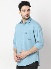 SPYKAR Slim Fit Shirt with Pocket-Detail