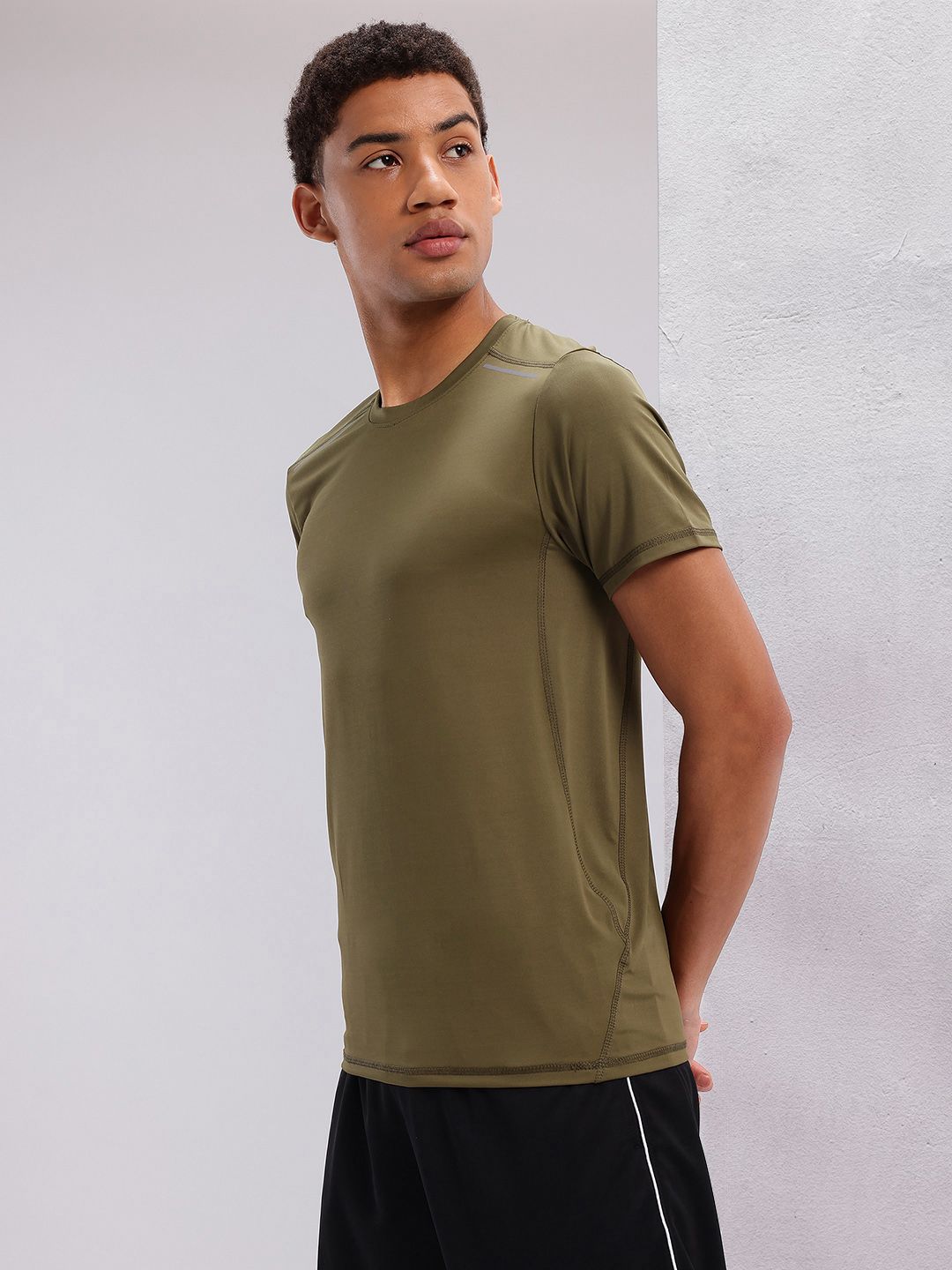 HRX by Hrithik Roshan Men Printed Rapid-Dry Training T-shirt