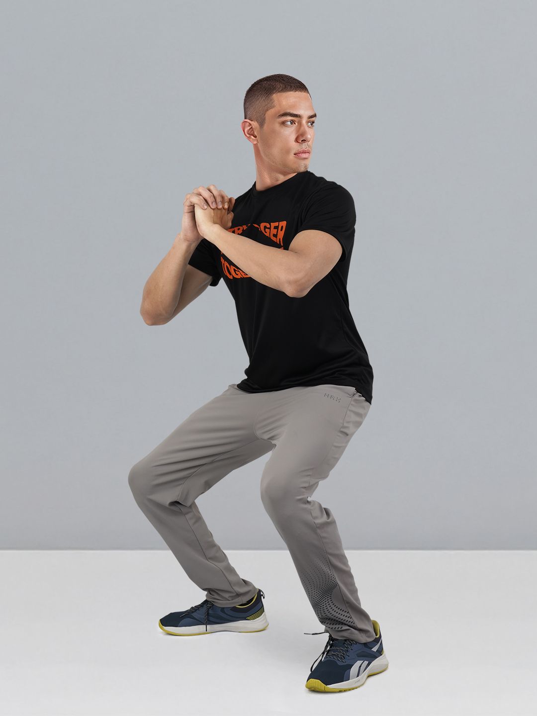 HRX by Hrithik Roshan Twin Collection Rapid-Dry Printed Training T-shirt