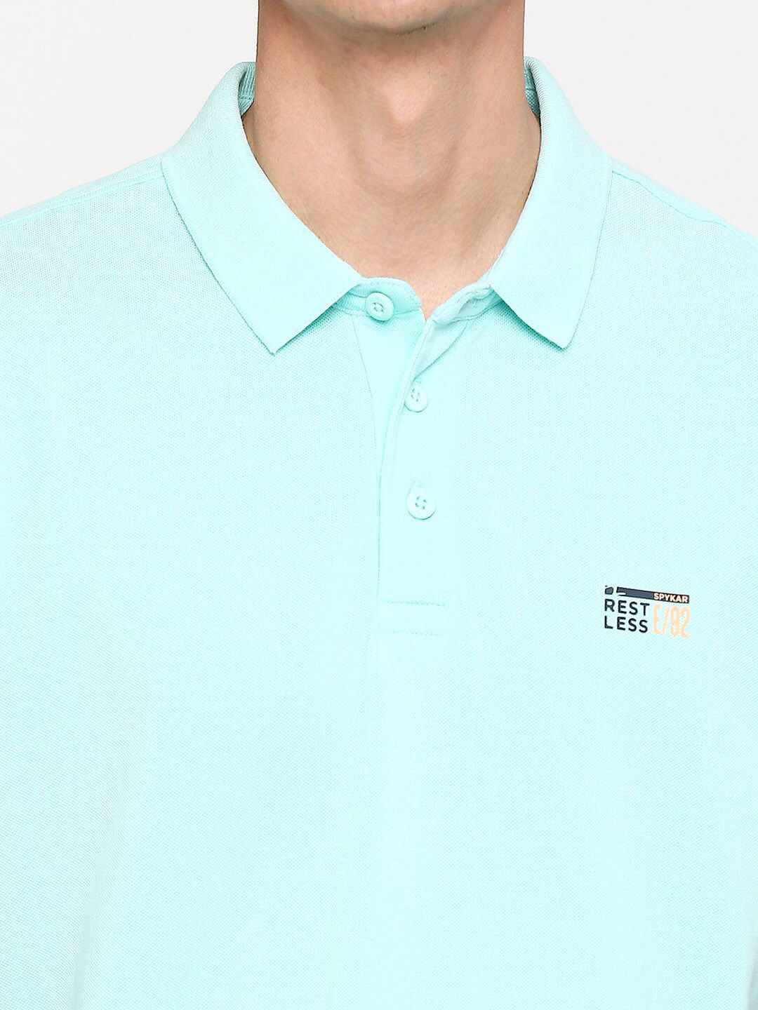 SPYKAR Polo Collar Slim Fit Cotton T-shirt
