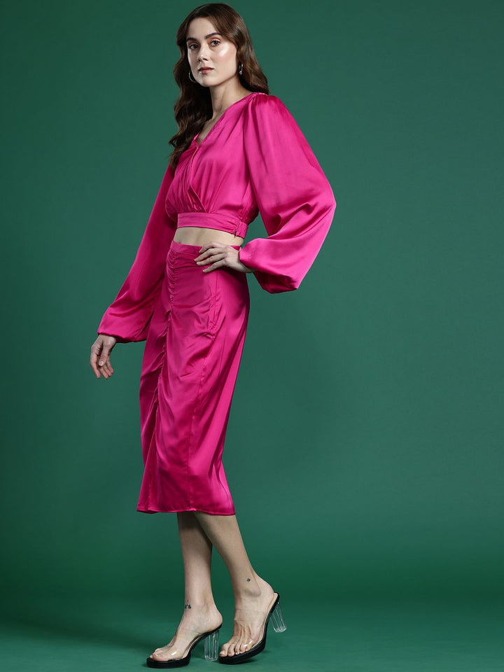 DressBerry Satin Finish Co-Ords
