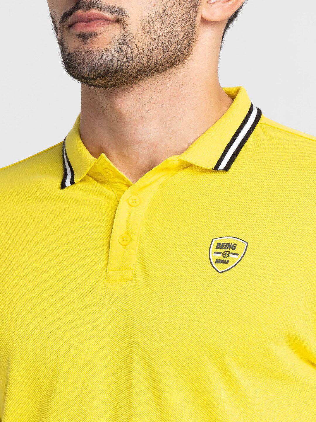 Being Human Polo Collar Short Sleeves T-shirt