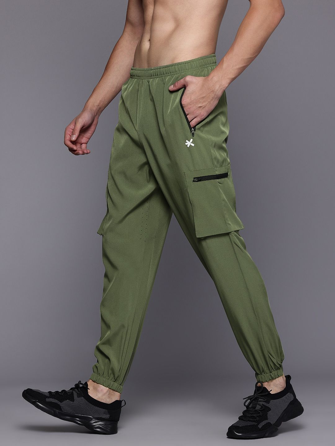 HRX by Hrithik Roshan Men Training Cargo-Style Joggers