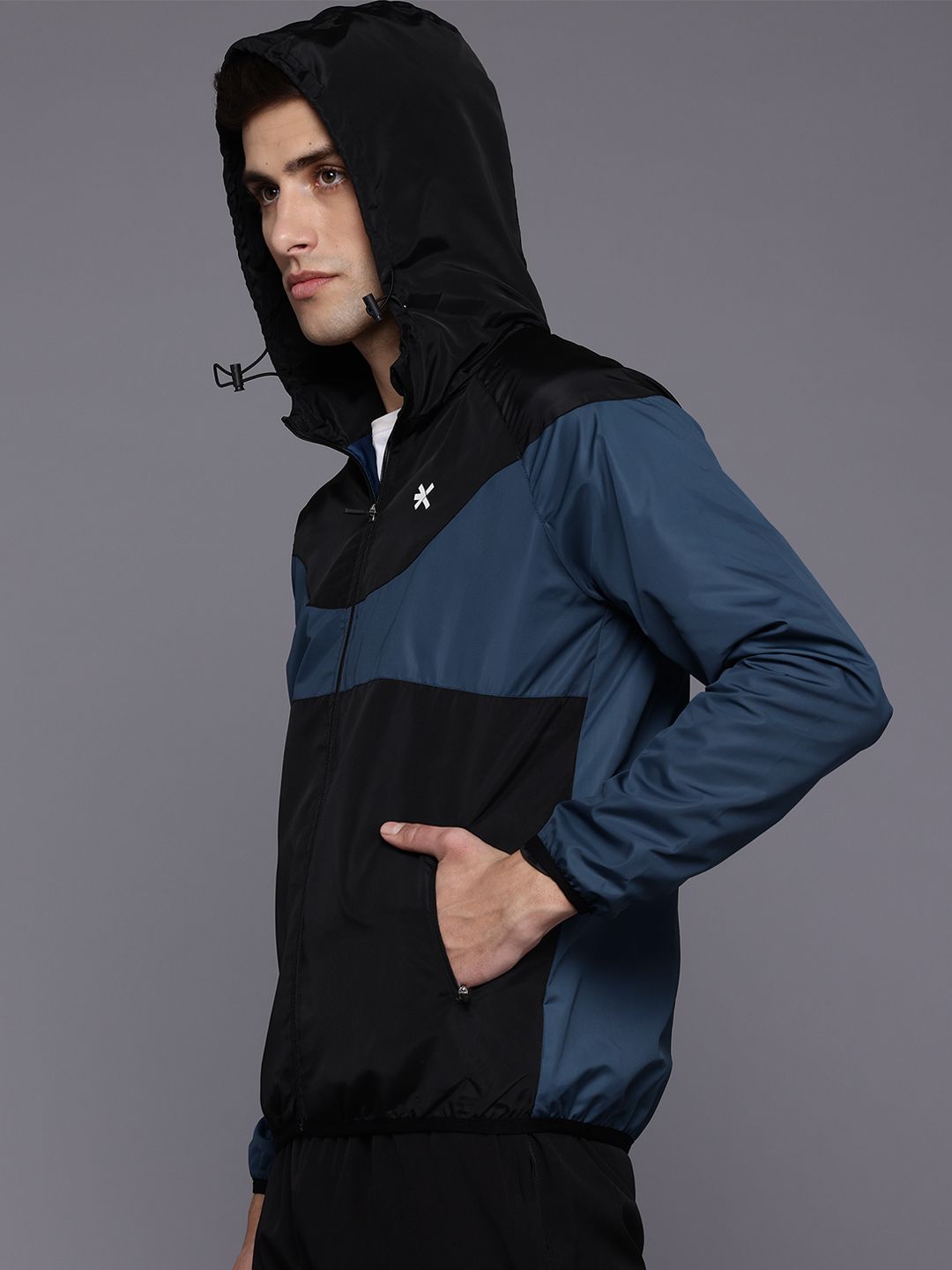 HRX by Hrithik Roshan Men Colourblocked Rapid-Dry Training Jacket