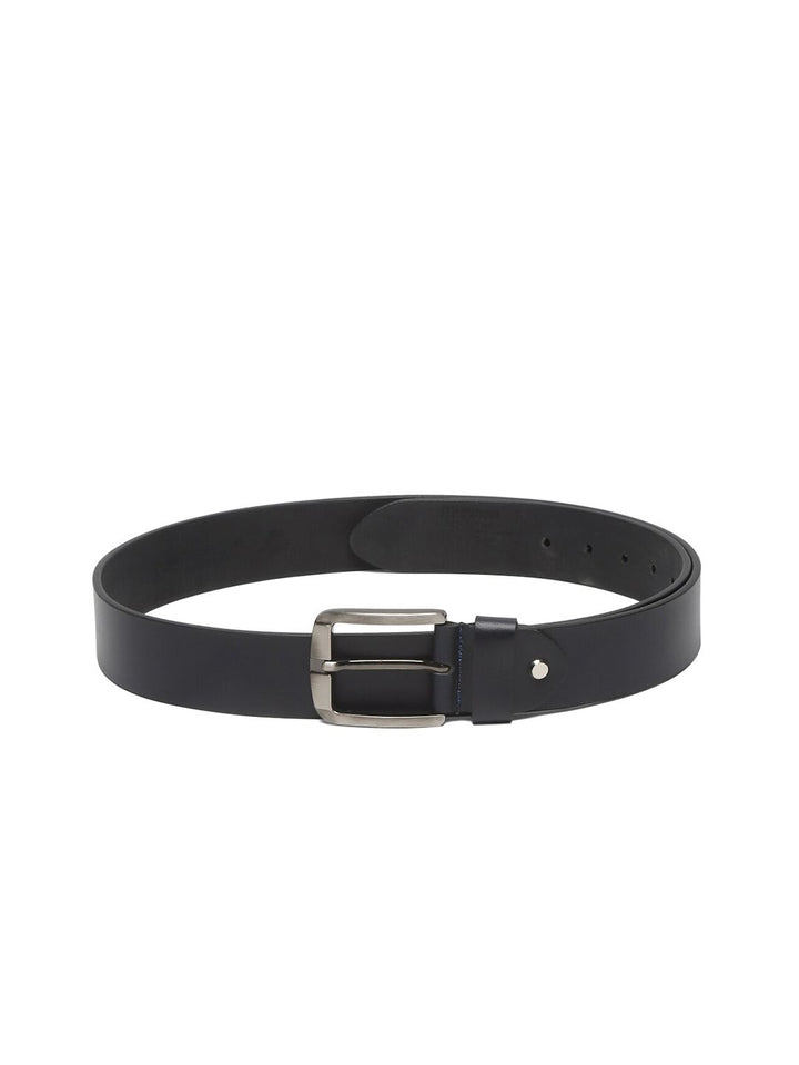 Teakwood Leathers Men Textured Leather Belt