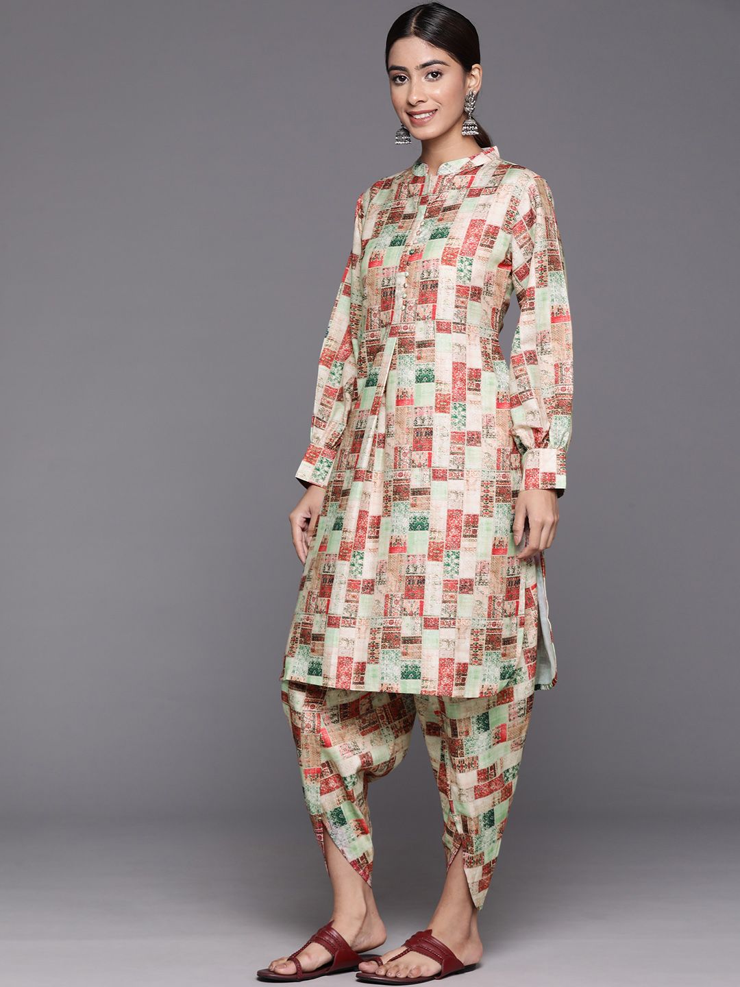 Varanga Printed Regular Kurta with Dhoti Pants