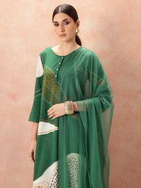 all about you Printed Regular Kurta With Palazzos & Dupatta