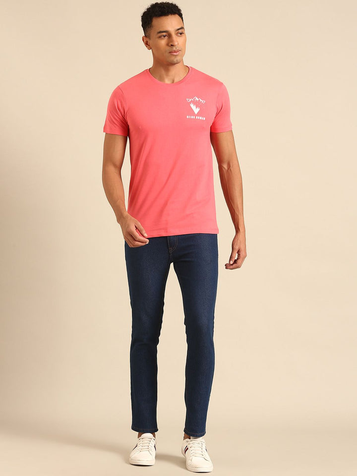 Being Human Pure Cotton T-shirt with Minimal Print