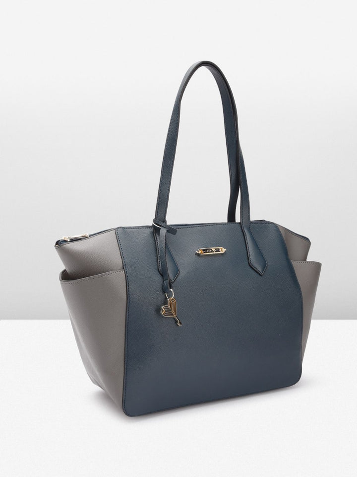 The Label Life Colourblocked Structured Shoulder Bag