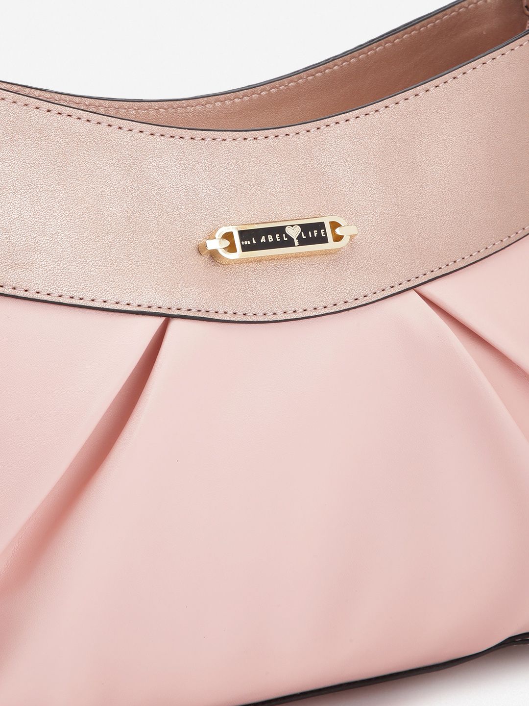 The Label Life Colourblocked Baguette Bag