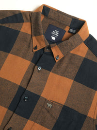 THE BEAR HOUSE Checked Slim Fit Pure Cotton Casual Shit
