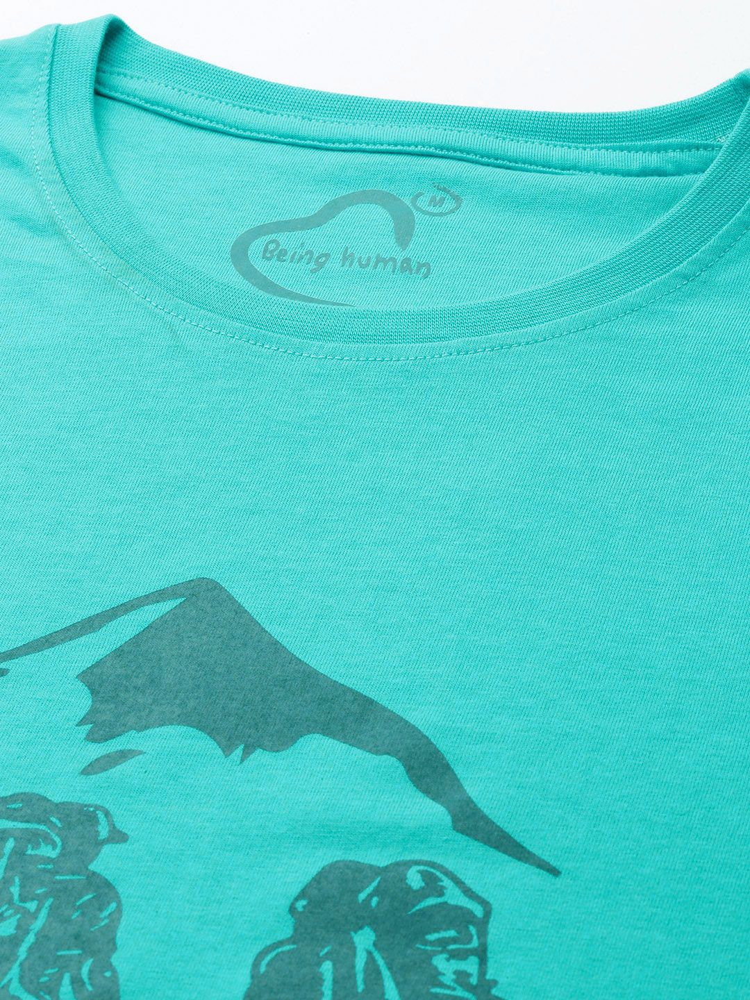 Being Human Printed Pure Cotton T-shirt