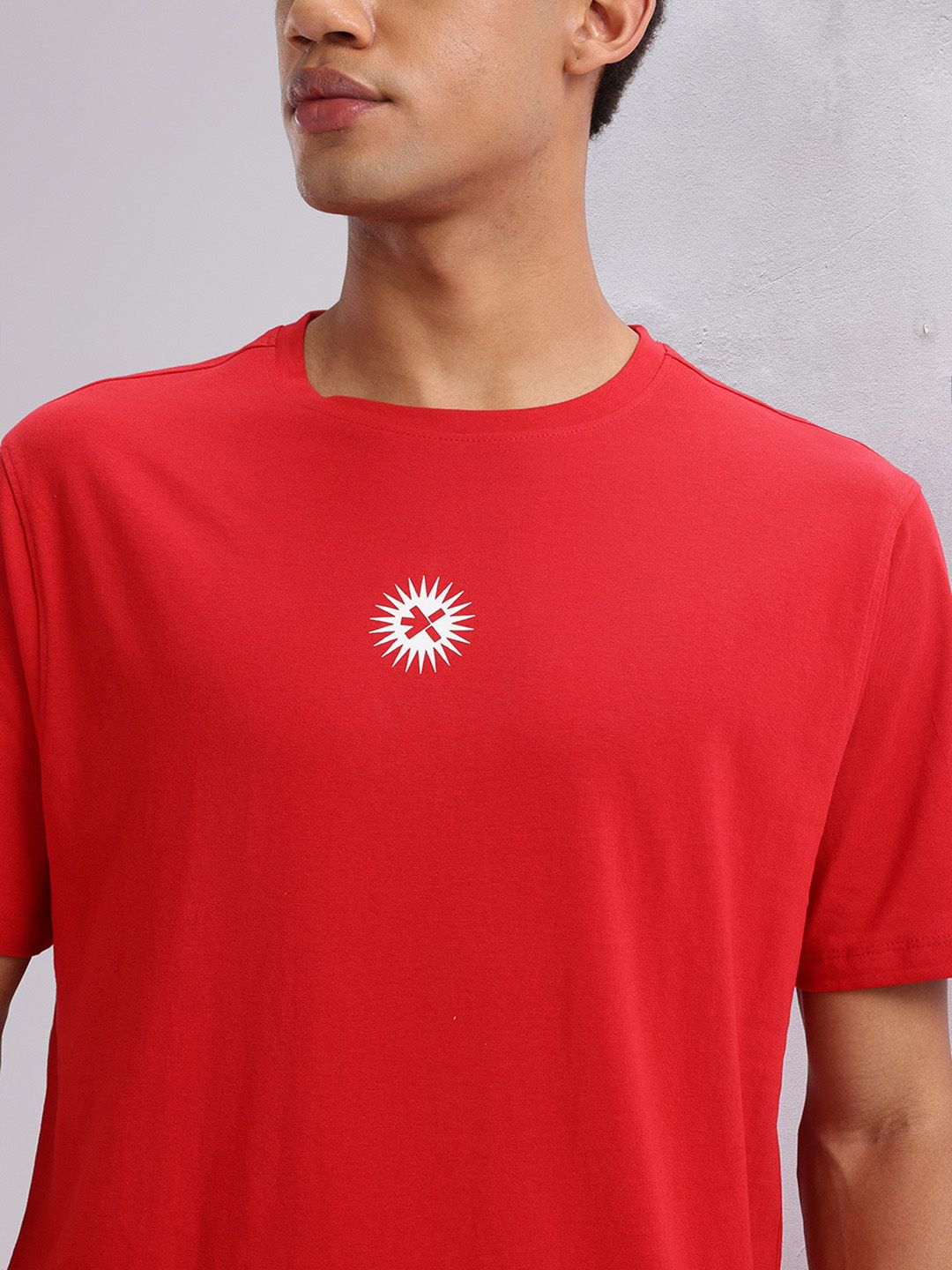 HRX by Hrithik Roshan Men Printed Pure Cotton Yoga T-shirt