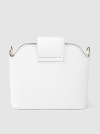 Lino Perros Women White Solid Sling Bag
