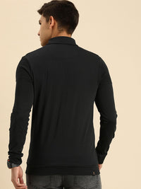 Being Human Clothing Men Pure Cotton Polo Collar T-shirt