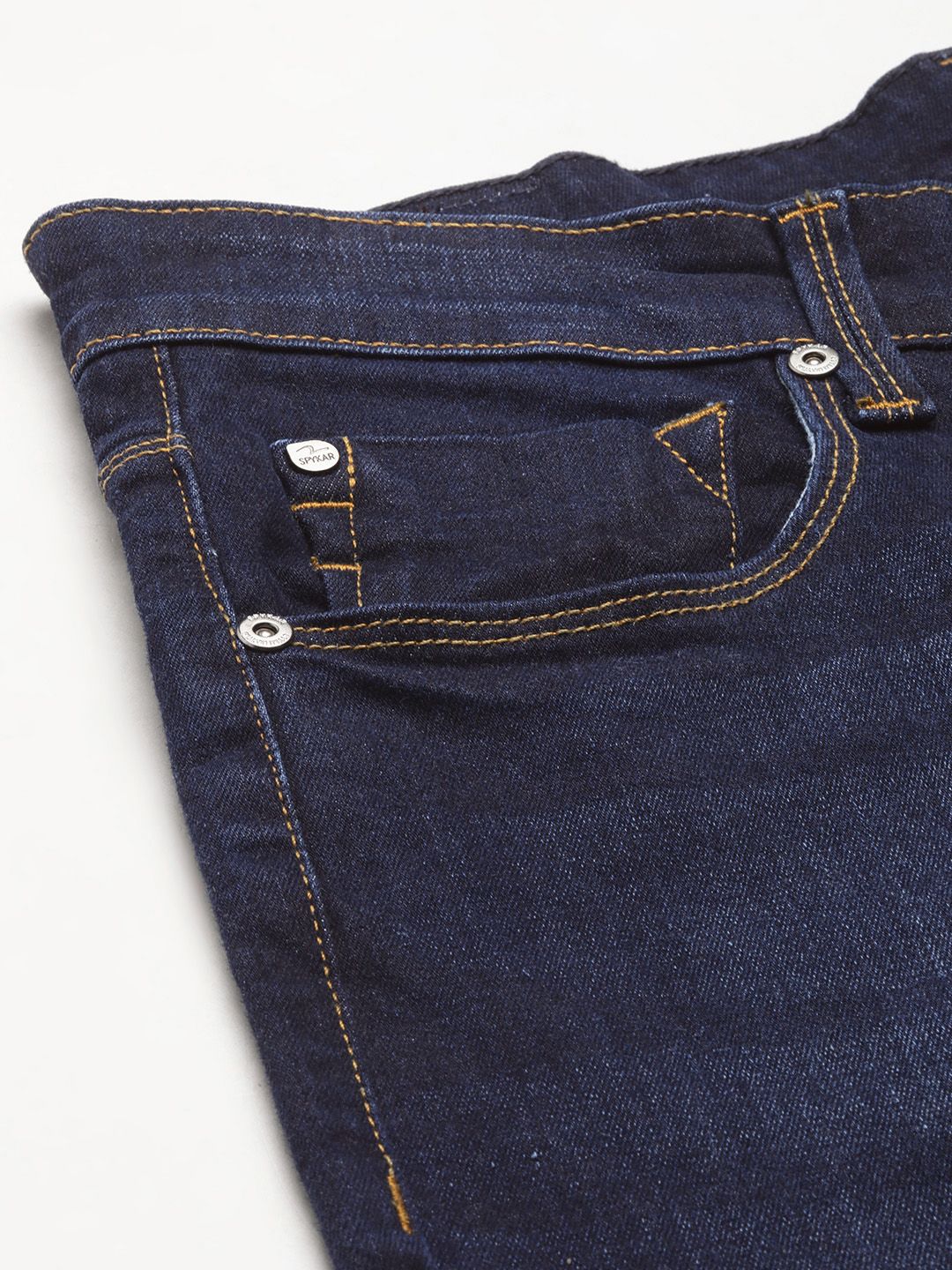 SPYKAR Men Skinny Fit Low-Rise Light Fade Stretchable Jeans