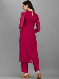 KALINI Floral Embroidered Sequinned Kurta With Trouser