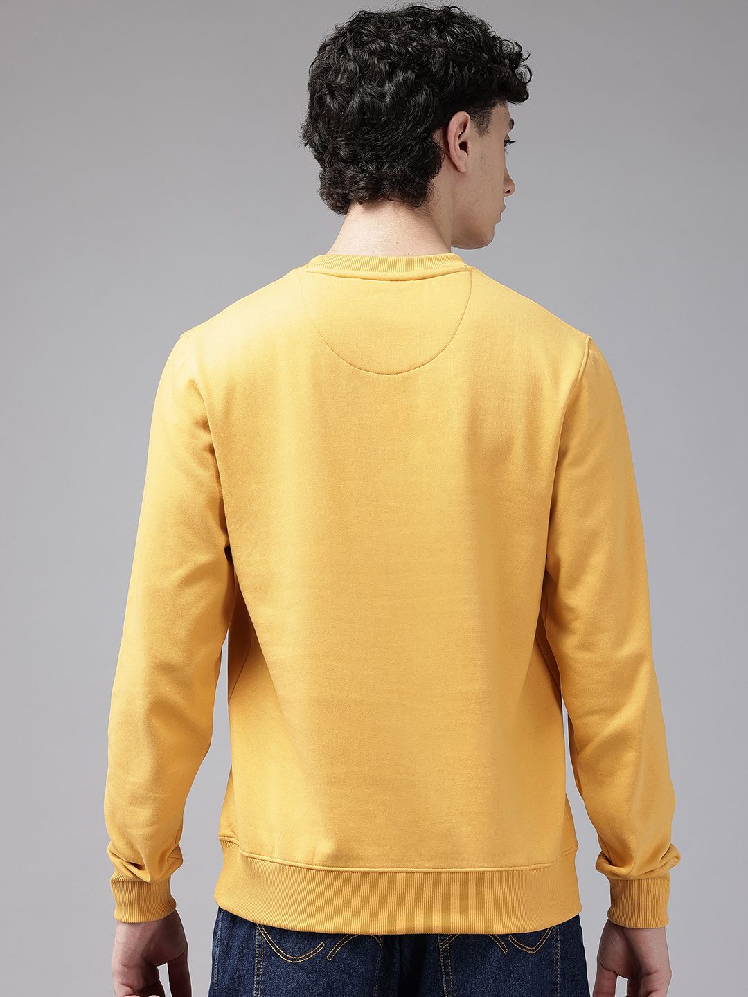 Park Avenue Men Slim Fit Printed Sweatshirt