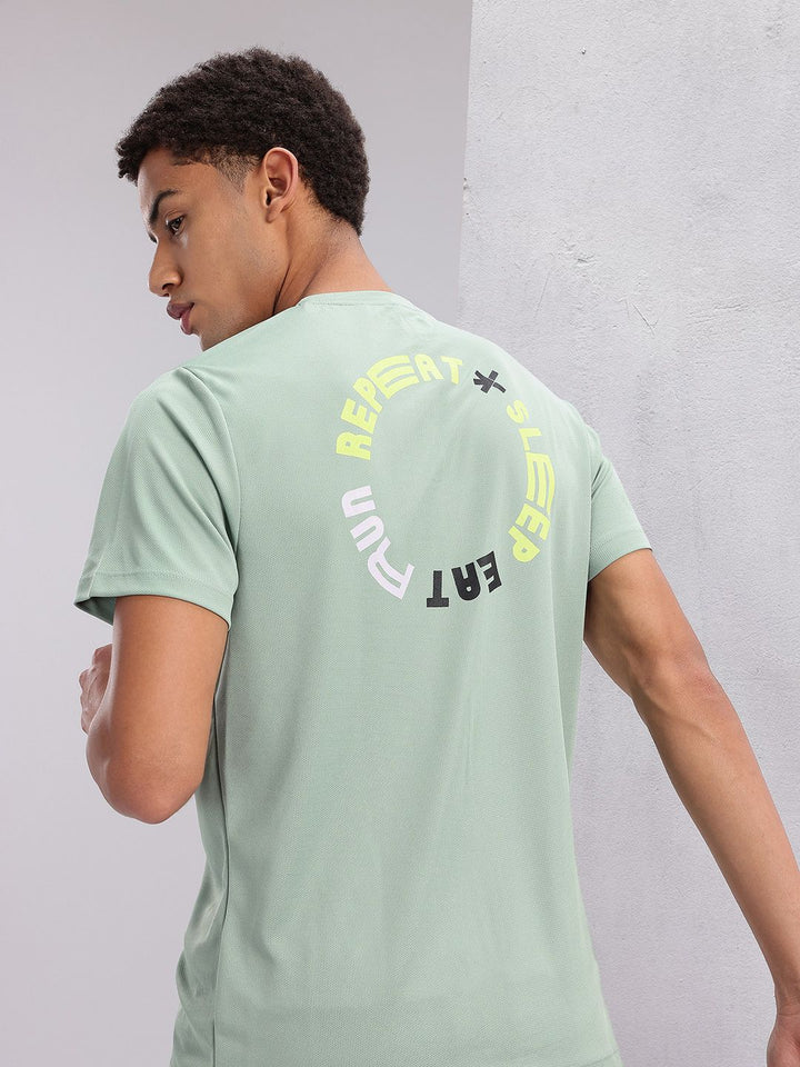 HRX by Hrithik Roshan Typography Print Rapid-Dry Running T-shirt
