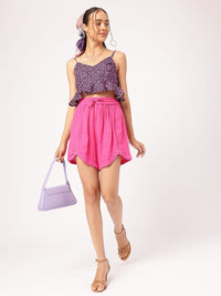 DressBerry Blazing Blossom Strappy A-line Top