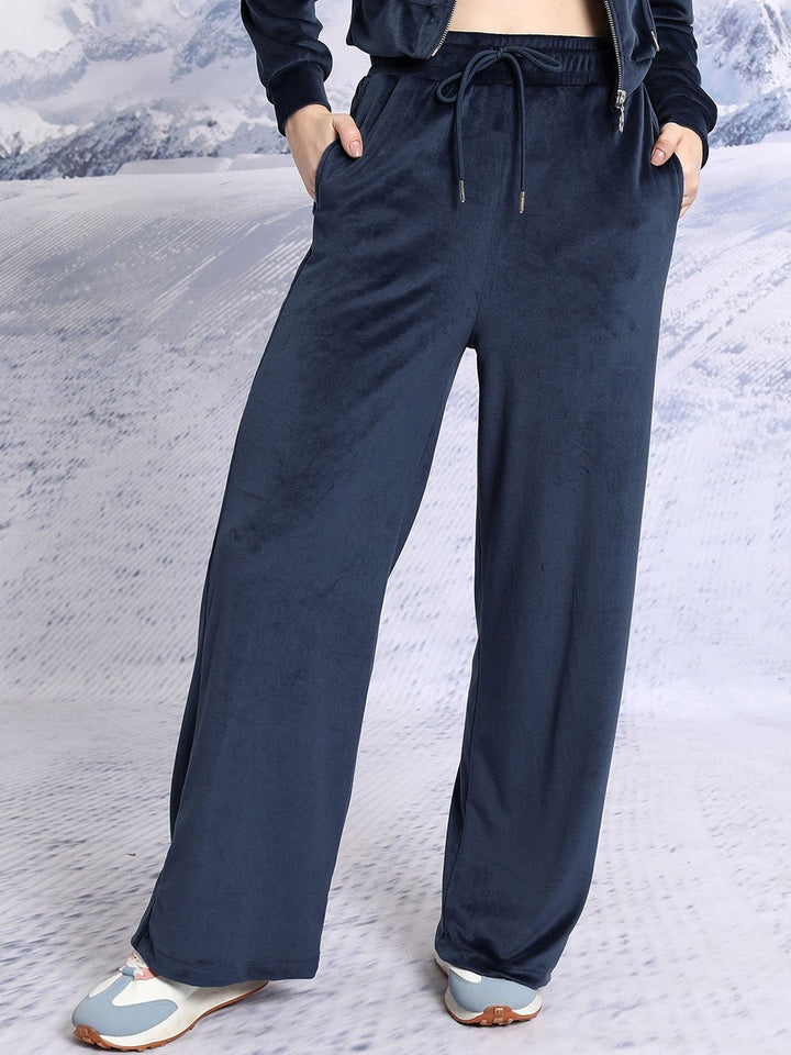 Tokyo Talkies Hooded Tube Top with Sweatshirt And Cargo Wide Leg Pant Co-Ords