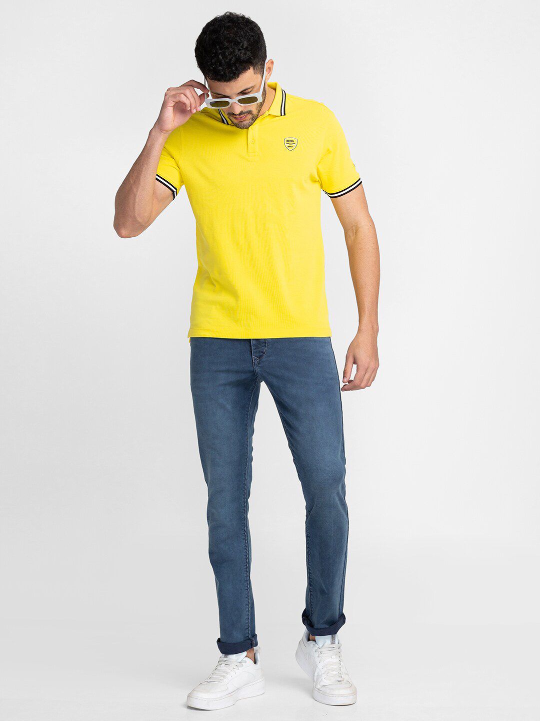 Being Human Polo Collar Short Sleeves T-shirt