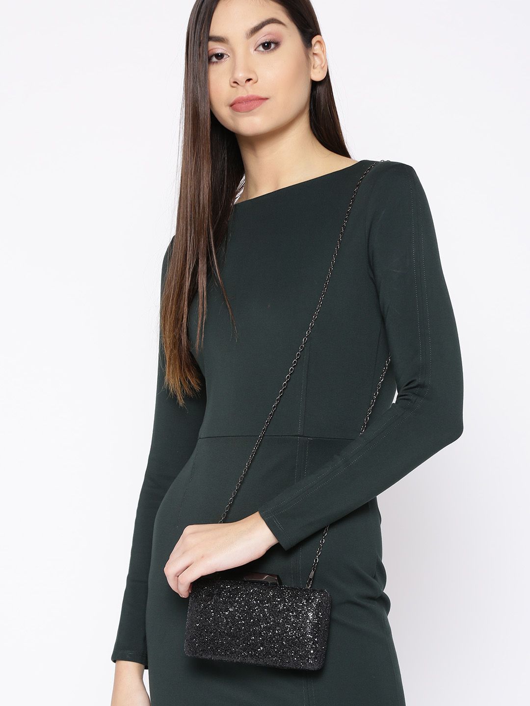 Lino Perros Black Embellished Clutch
