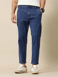 Mr Bowerbird Men Pleated Cropped Light Fade Stretchable Jeans