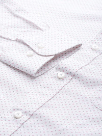Raymond Men Pure Cotton Micro Ditsy Slim Fit Formal Shirt