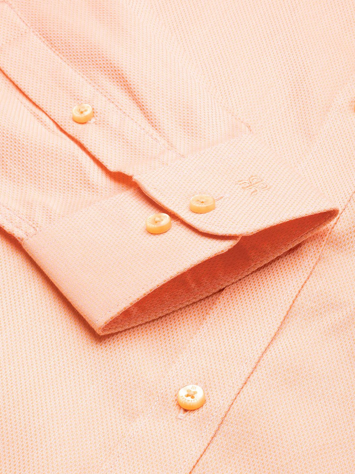 Raymond Opaque Self Design Pure Cotton Formal Shirt