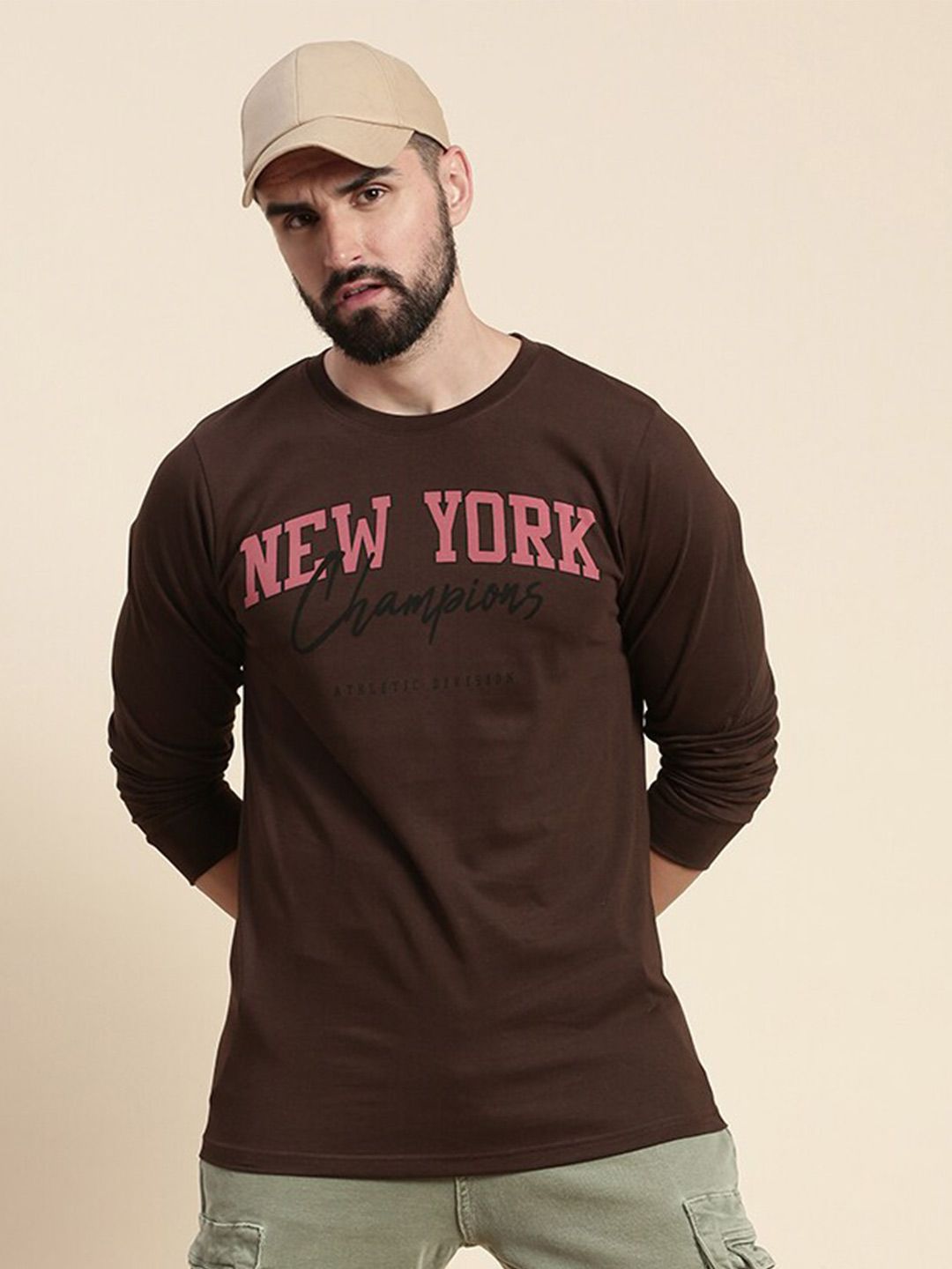 DILLINGER Typography Printed Cotton T-shirt