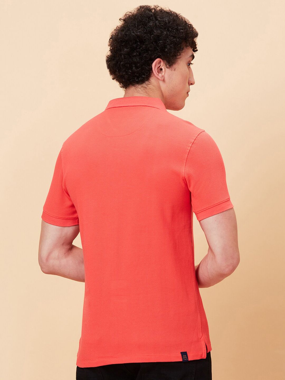 Being Human Polo Collar Applique Short Sleeves T-shirt