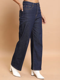 Basics By Tokyo Talkies Women Mid-Raise Clean Look Flared Fit Jeans