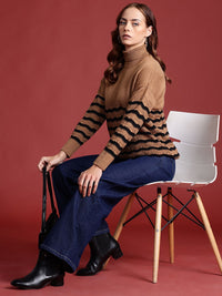 all about you Striped Pullover