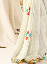 Saree mall Ethnic Motifs Pure Georgette Saree