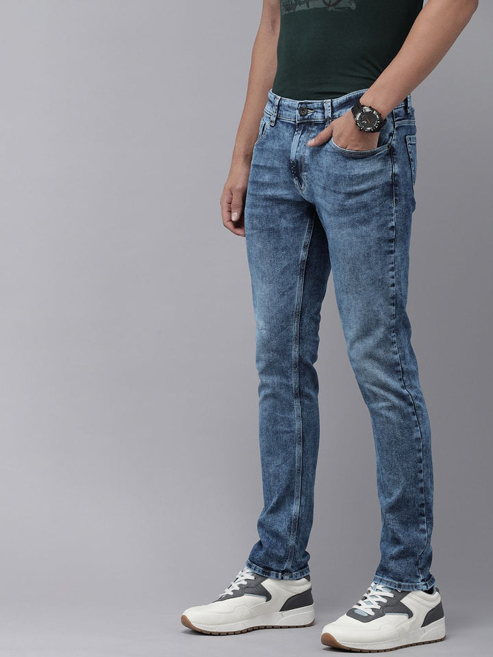 SPYKAR Men Rovers Heavy Fade Stretchable Jeans