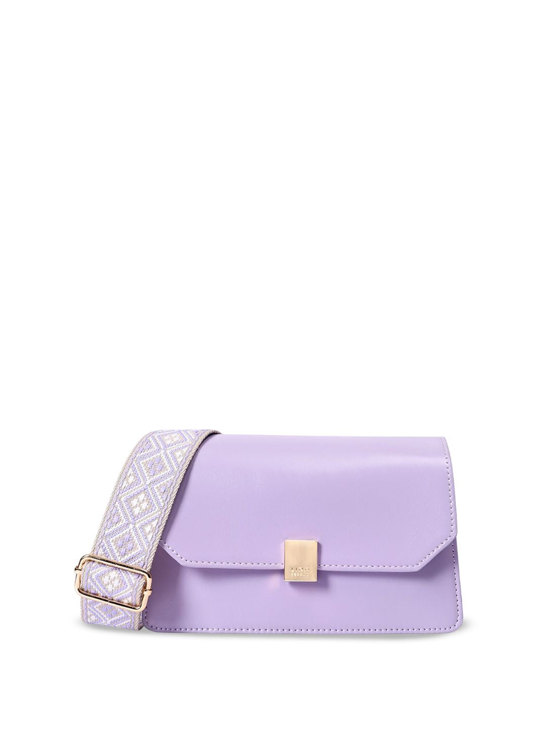 Lino Perros Structured Sling Bag with Applique