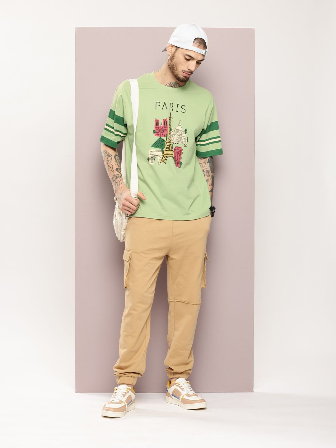 DILLINGER Men Graphic Printed Oversized T-shirt