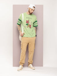 DILLINGER Men Graphic Printed Oversized T-shirt
