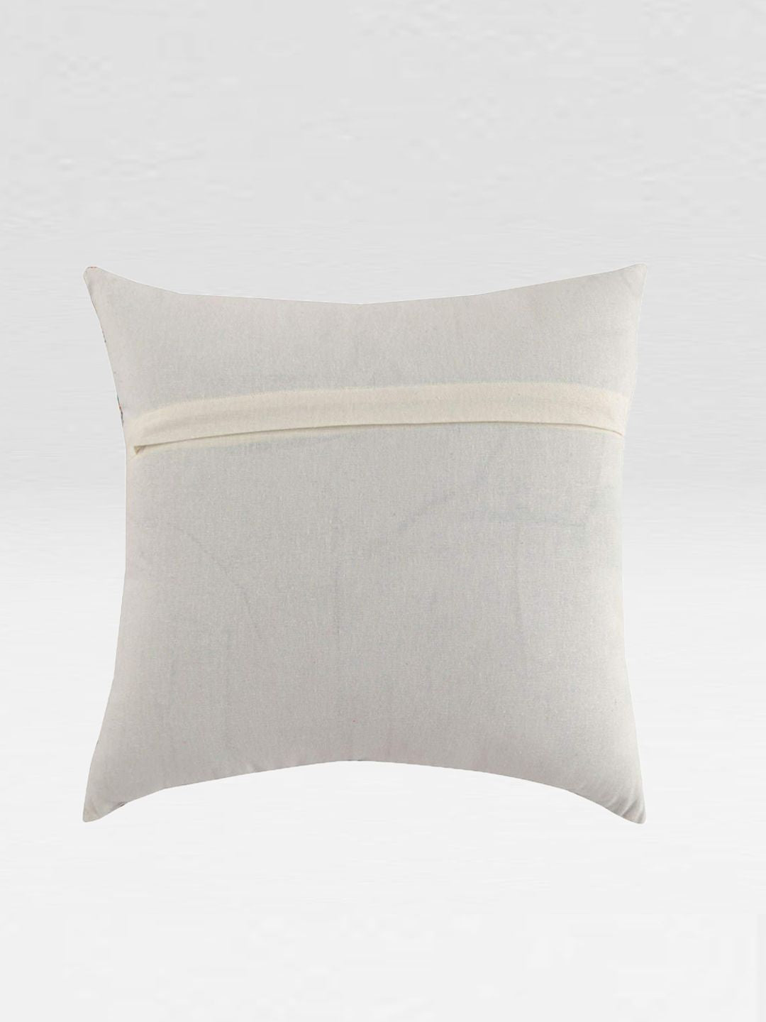 STITCHNEST Blue & Green Set of 5 Geometric Square Cushion Covers