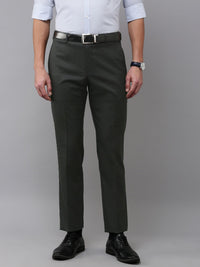 Park Avenue Men Solid Mid-Rise Formal Trousers