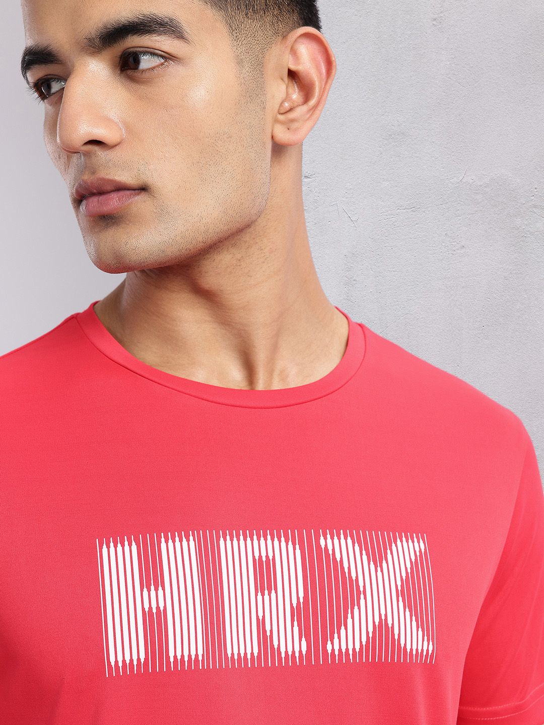 HRX by Hrithik Roshan Brand Logo Printed Rapid-Dry Training T-shirt