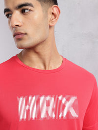 HRX by Hrithik Roshan Brand Logo Printed Rapid-Dry Training T-shirt