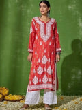 House of Chikankari Women Embroidered Chikankari Kurta